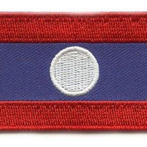 Laotiaanse vlagpatch