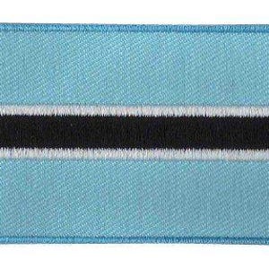 Botswana flag patch