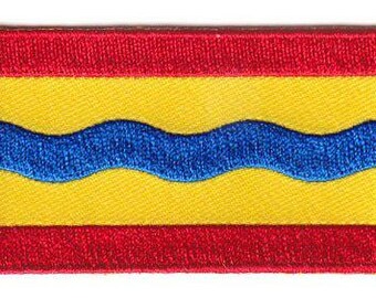 Overijssel flag patch