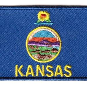 Kansas flag patch