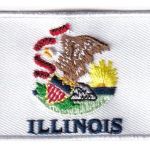Écusson du drapeau de l'Illinois