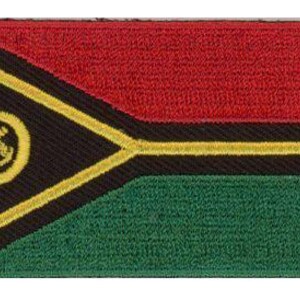 Vanuatu flag patch