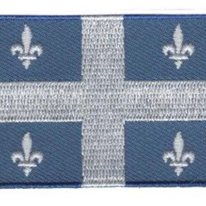 Quebec flag patch