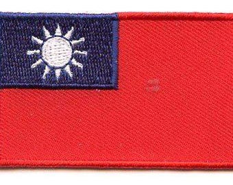 Taiwans flagga tygmärke