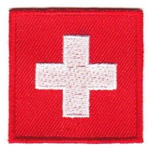 Switzerland flag patch