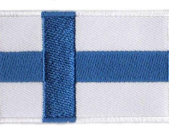 Finland flag patch