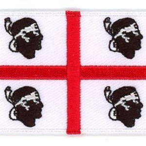 Sardinia flag patch