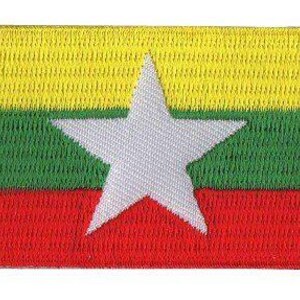 Myanmar vlag patch