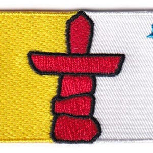 Nunavut flag patch
