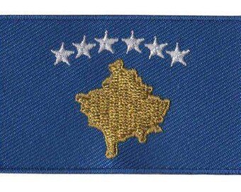parche con la bandera de Kosovo