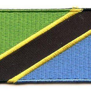 Tanzania flag patch