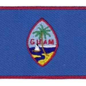 Guam flag patch