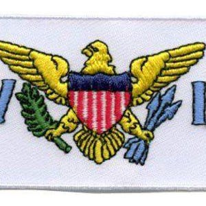 Aufnäher mit Flagge der Jungferninseln (USA)