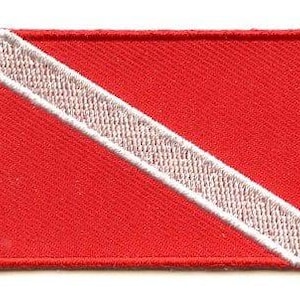 Scuba flag patch