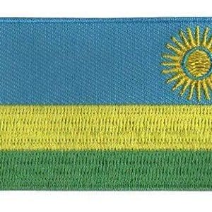 Rwanda flag patch