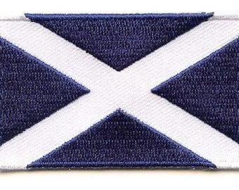 parche con la bandera de Escocia