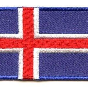 Iceland flag patch