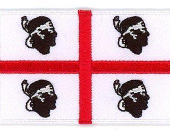 Sardinia flag patch