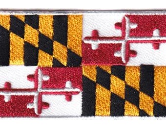 Maryland-Flaggenaufnäher
