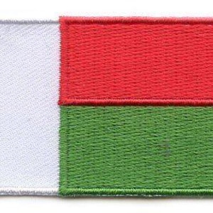 Madagascar flag patch