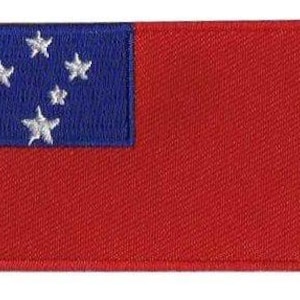 Samoa-Flaggenaufnäher