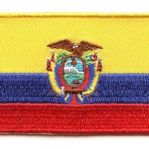 Ecuador flag patch