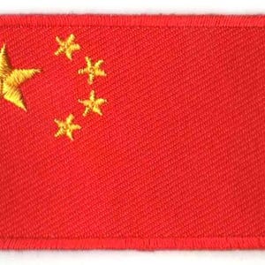 China flag patch