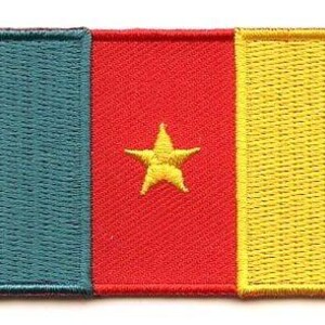 Cameroon flag patch