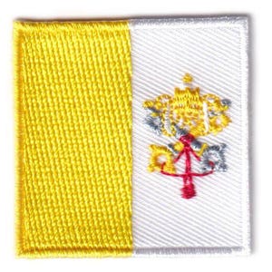 Vatican flag patch