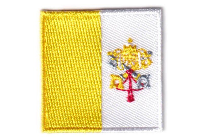 Vatican flag patch - BACKPACKFLAGS.COM