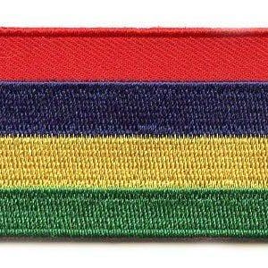 Mauritius flag patch