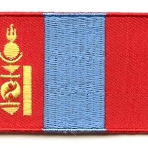 Mongolia flag patch