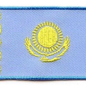 Kazakhstan flag patch