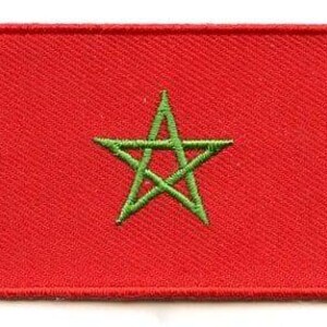 Morocco Flag patch