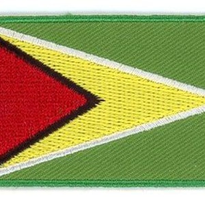Guyana flag patch
