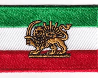 Iran flag patch (old flag)