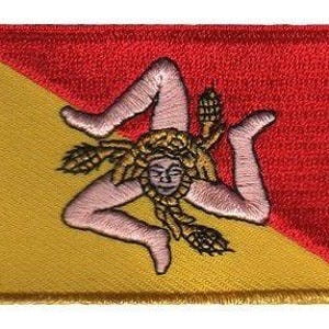 Sicily flag patch