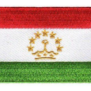 Tajikistan flag patch