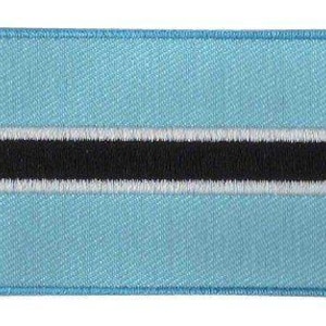 Botswana flag patch