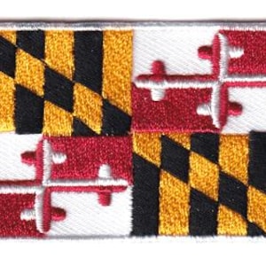 Maryland flag patch