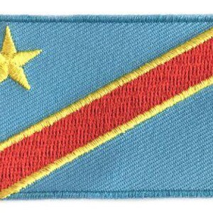 Democratic Republic of the Congo flag patch