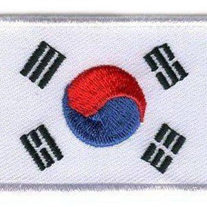 South Korea flag patch