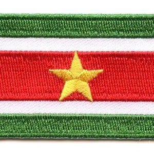 Suriname flag patch
