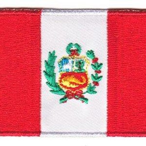 Peru flag patch