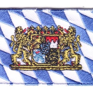 Bayern (mit Löwen) Flaggenaufnäher