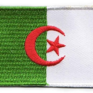 Algeria flag patch