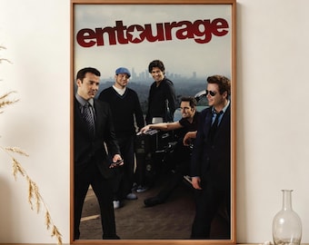 Filmposter van Entourage, retro poster, muurdecoratie, sfeervolle slaapkamerdecoratie, verjaardags- en vakantiecadeau – oningelijste kunstprint