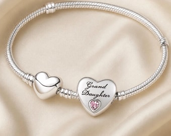 S925 Granddaughter Bracelet & Charm | Fits Pandora | Free Gift Bag
