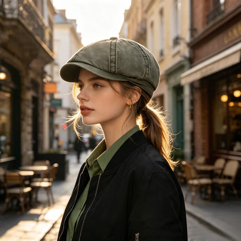 Incorrect Cap Color Vintage Washed Cotton Gatsby Cap : Solid Newsboy Baker Boy Hat, Casual ...