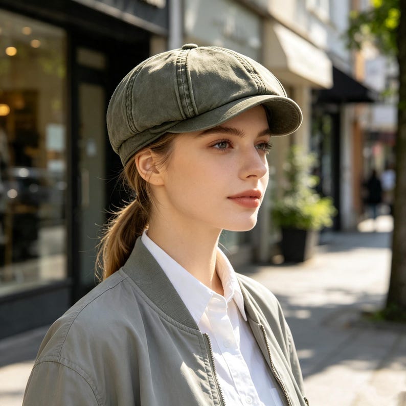 Incorrect Cap Color Vintage Washed Cotton Gatsby Cap : Solid Newsboy Baker Boy Hat, Casual ...